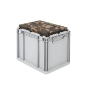 Eurobox, NextGen Seat Box, camouflage Griffe geschlossen, 43-32 - Karton