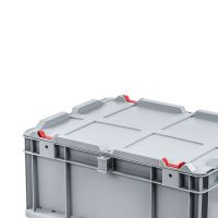 Koffer Eurobox 400 x 300 x 220 mm Kunststoff 20 Liter mit Griff, Eurokoffer, Euroboxen, Lager- & Arbeitshilfen